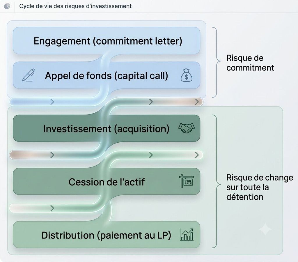 cycle de vie des risques d'investissement